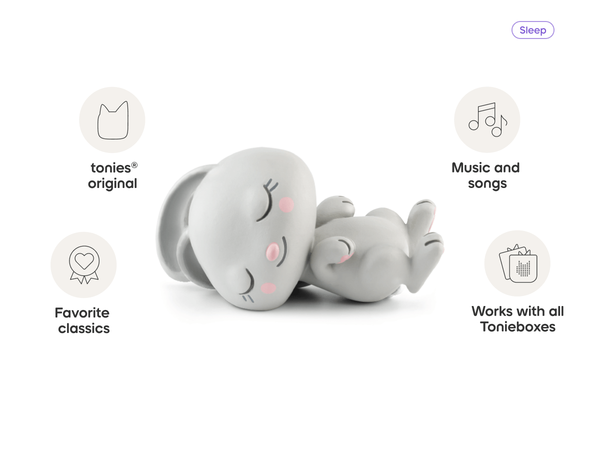 Sleepy Rabbit audio figurine, inspiring audio journeys and imaginative play