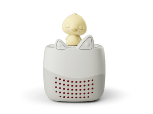 Front view of Toniebox Lite an audio player for kids, used with Tonie audio figurines