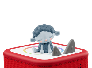 Sleepy Sheep: Lullabies from the Meadow Tonie on a Red Toniebox