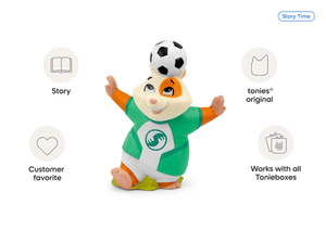 All-Star Animals-The Golden Whistle Games Soccer Tonie audio figurine from the storytime category, inspiring audio journeys and imaginative play