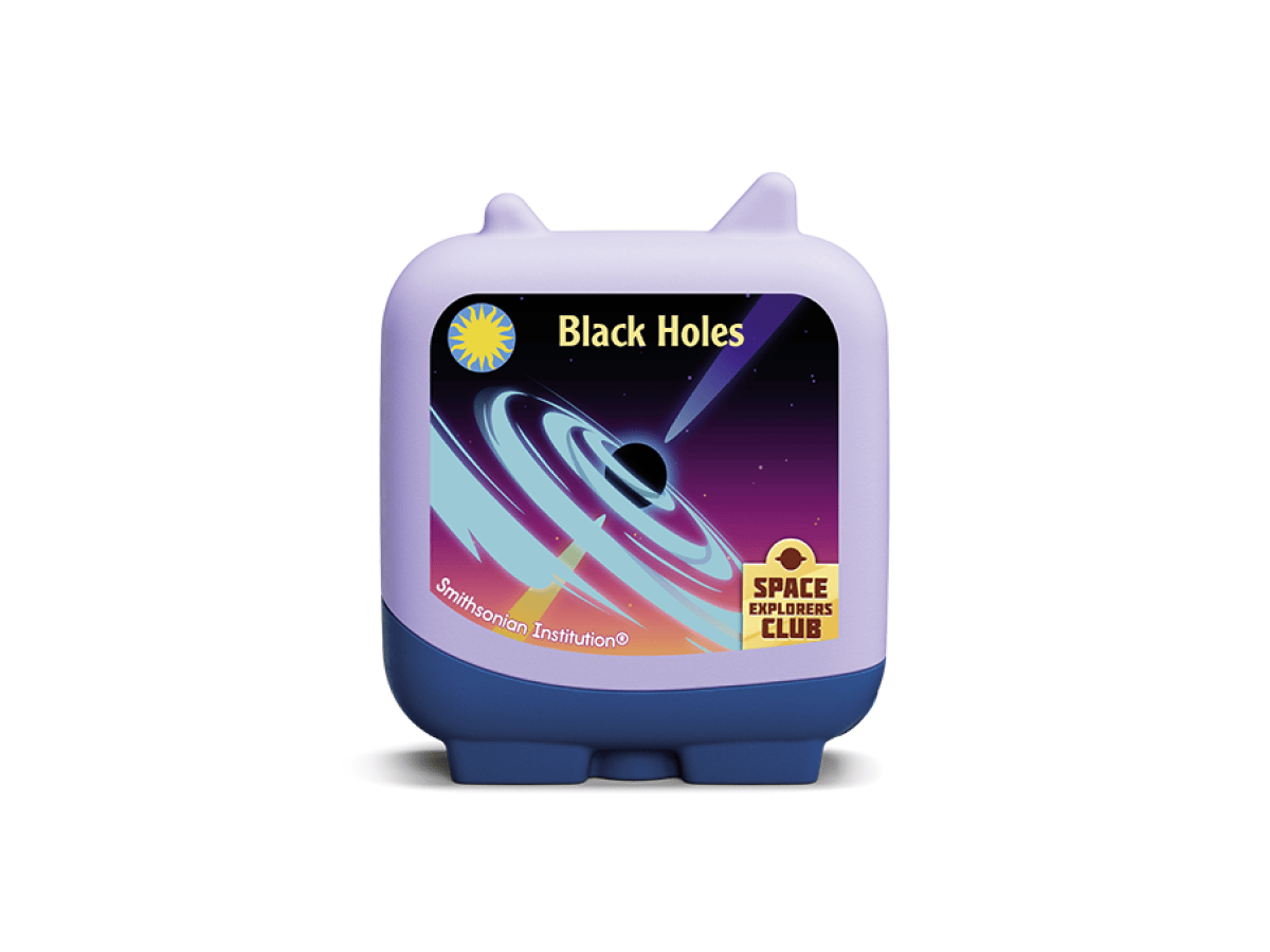 Black Holes Space Explorers Club 2 Pocket Tonies for the Toniebox, which plays audio content