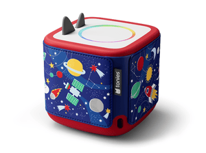 Space Sleeve on a red Toniebox 2