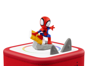 Marvel's Spidey and His Amazing Friends: Spidey Tonie on a Red Toniebox