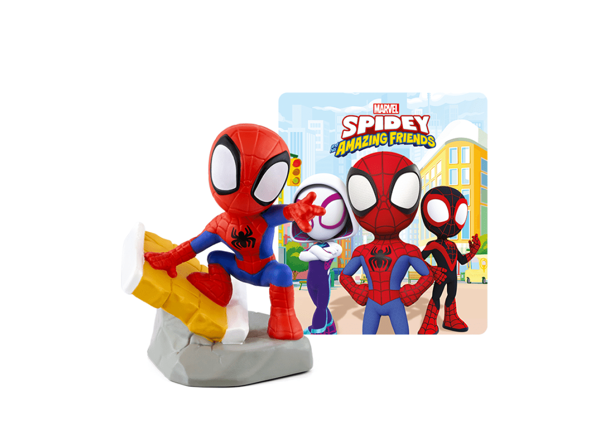 Marvel's Spidey and His Amazing Friends: Spidey Tonie with a branded content card