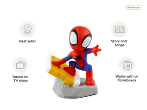 Spidey audio figurine, inspiring audio journeys and imaginative play
