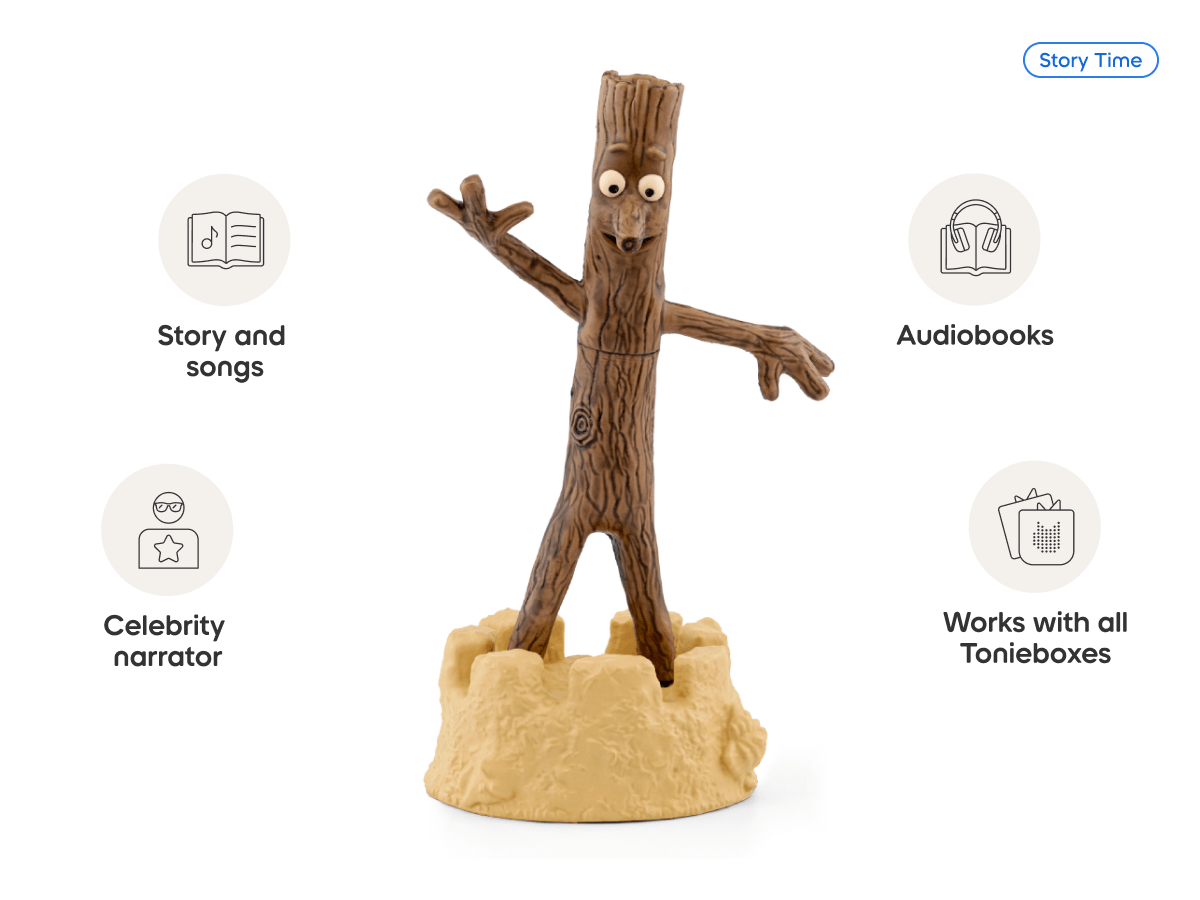 Julia Donaldson Stick Man Tonie audio figurine, inspiring audio journeys and imaginative play
