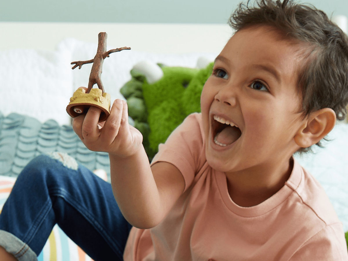 Child Playing With Julia Donaldson: Stick Man Tonie