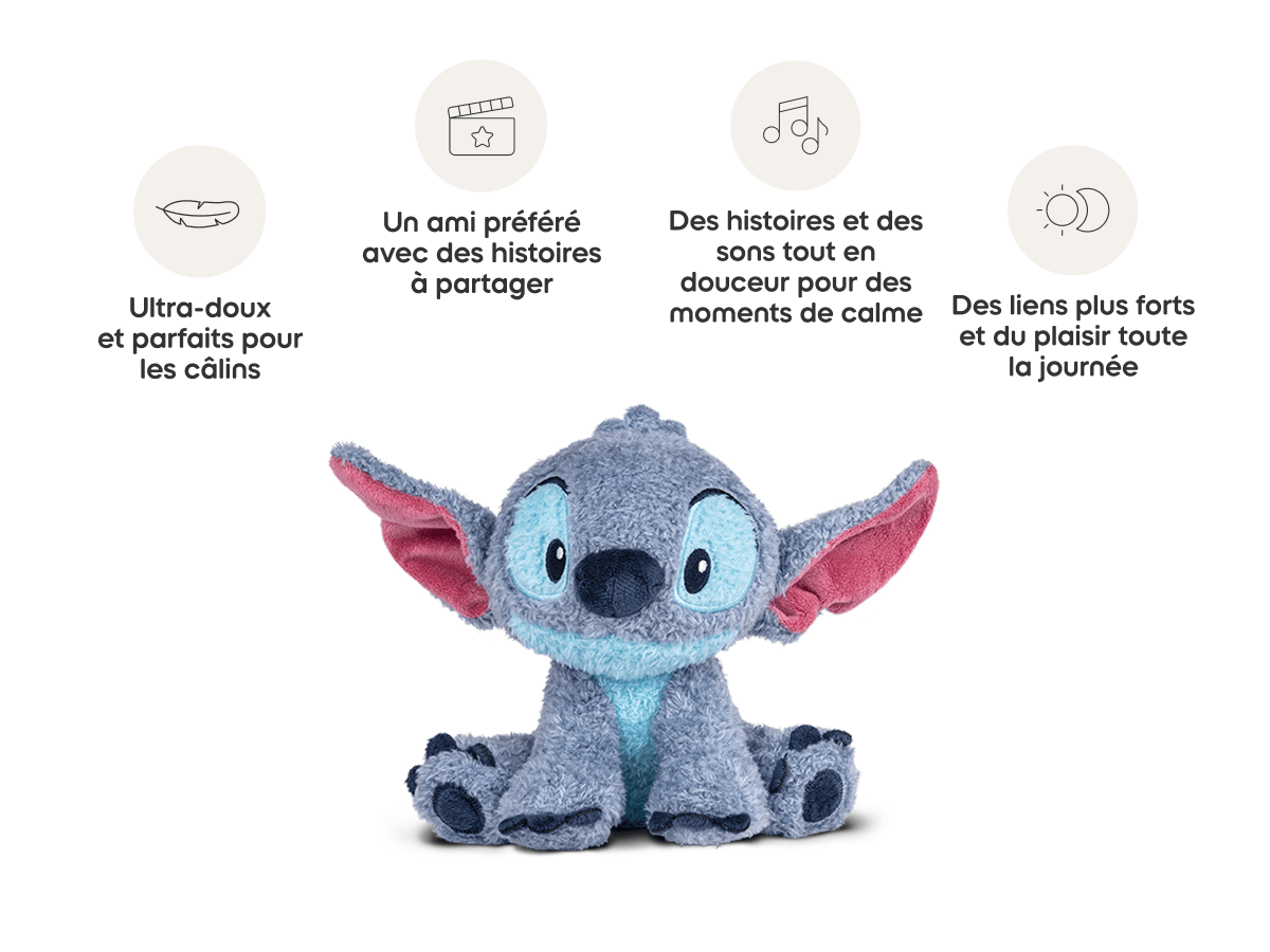 Cuddle Tonie-Disney Stitch Tonie audio figurine from the cuddle category, inspiring audio journeys and imaginative play