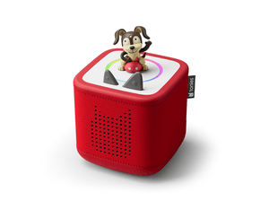 sunset red toniebox 2 starter set with playtime puppy tonie