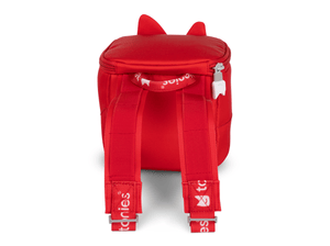 Toniebox Lite Backpack Sunset Red back view with straps