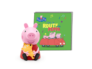 Peppa Pig: Sur La Route Avec Peppa Tonie (Français) audio figurine with content illustration
