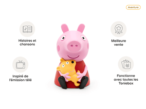 Peppa Pig: Sur La Route Avec Peppa Tonie (Français) audio figurine, inspiring audio journeys and imaginative play