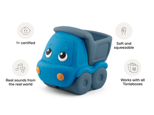 My first tonies construction set audio figurine from the learn category, inspiring audio journeys and imaginative play