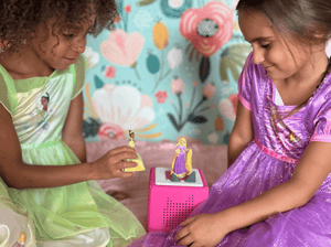 Child Playing With Disney Tangled Tonie