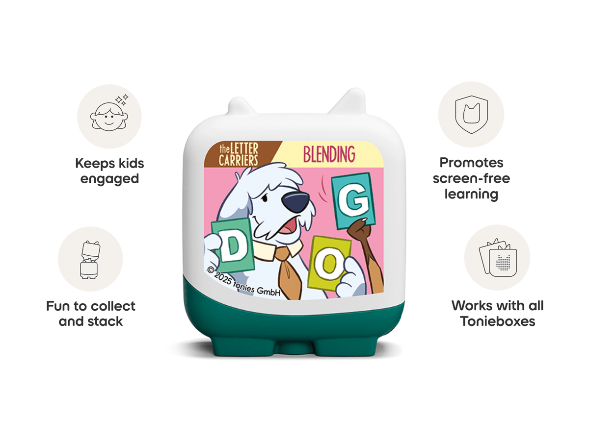 the letter carriers audio figurine from the learning category, inspiring audio journeys and imaginative play