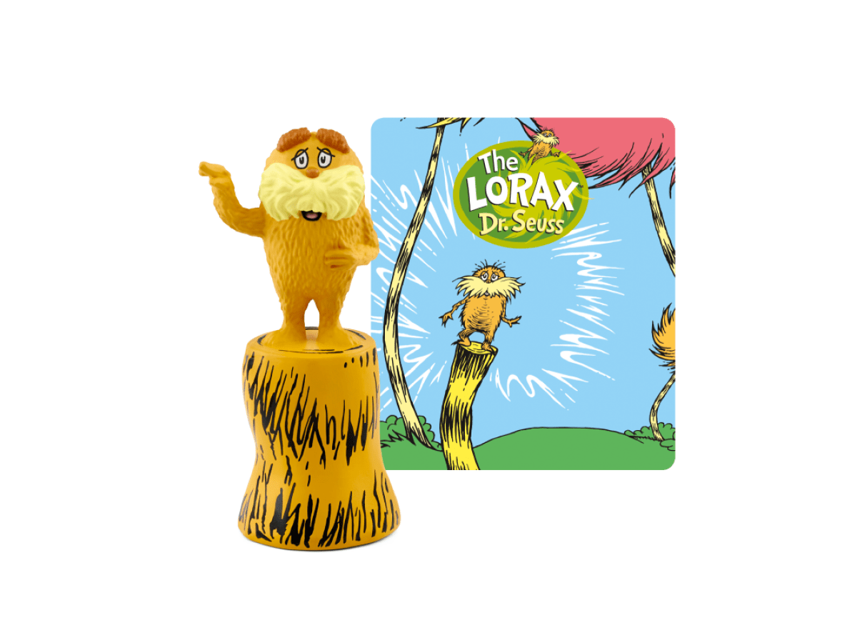Dr. Seuss- The Lorax Tonie audio figurine with content illustration