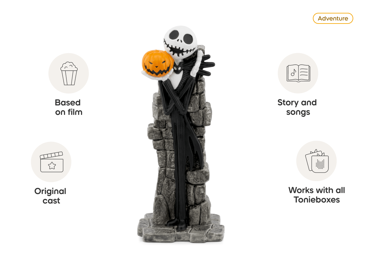 Disney The Nightmare Before Christmas Tonie audio figurine, inspiring audio journeys and imaginative play