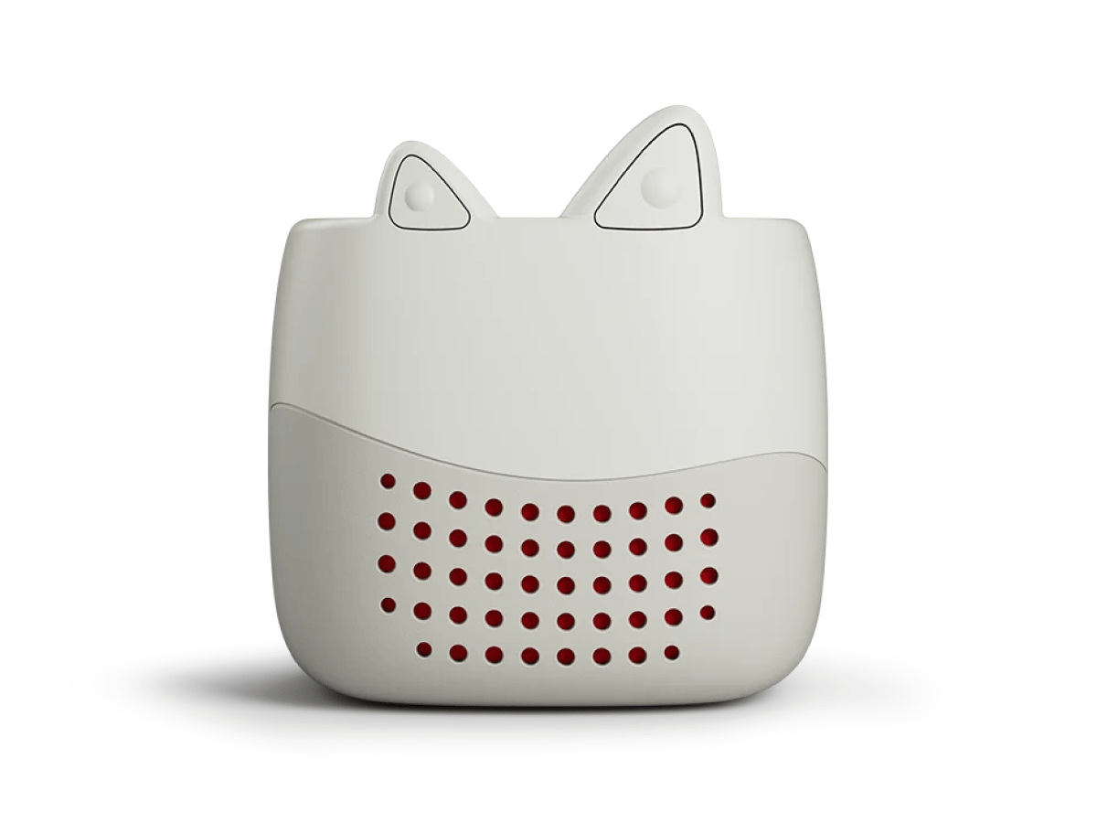Front view of Toniebox Lite an audio player for kids, used with Tonie audio figurines
