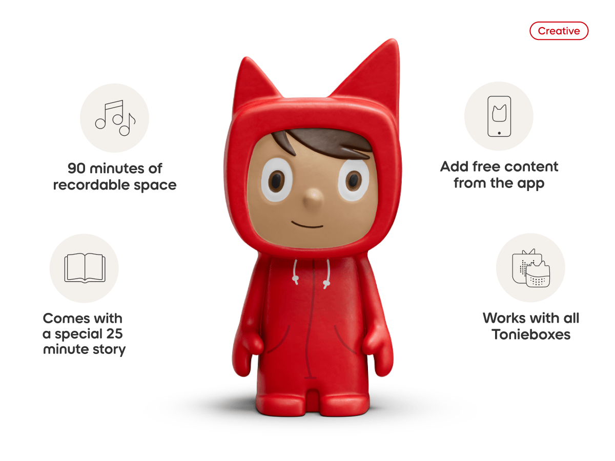 Rubie Creative Tonie audio figurine from the Creative category, inspiring audio journeys and imaginative play