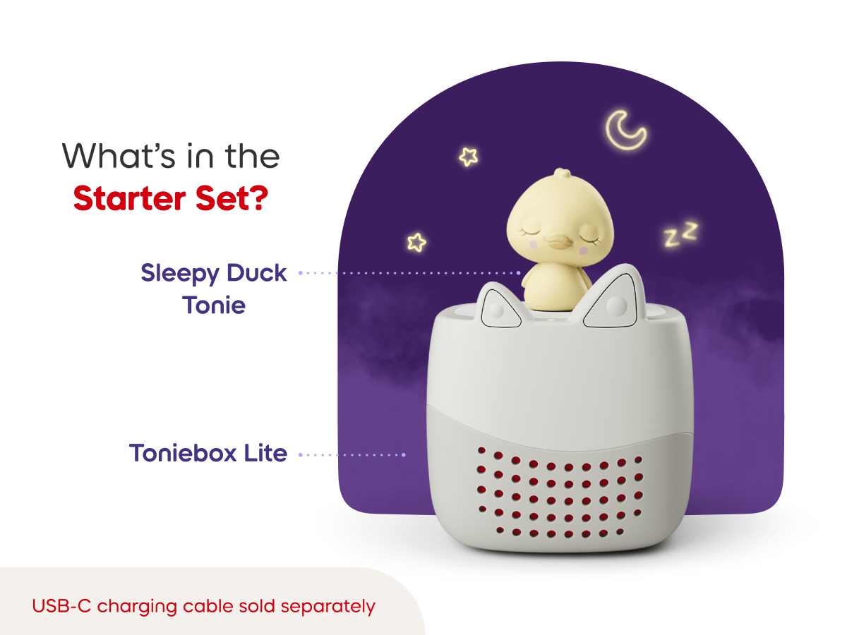 Whats in the Toniebox Lite Sleepy Set? The Sleepy Duck Tonie and a Toniebox Lite