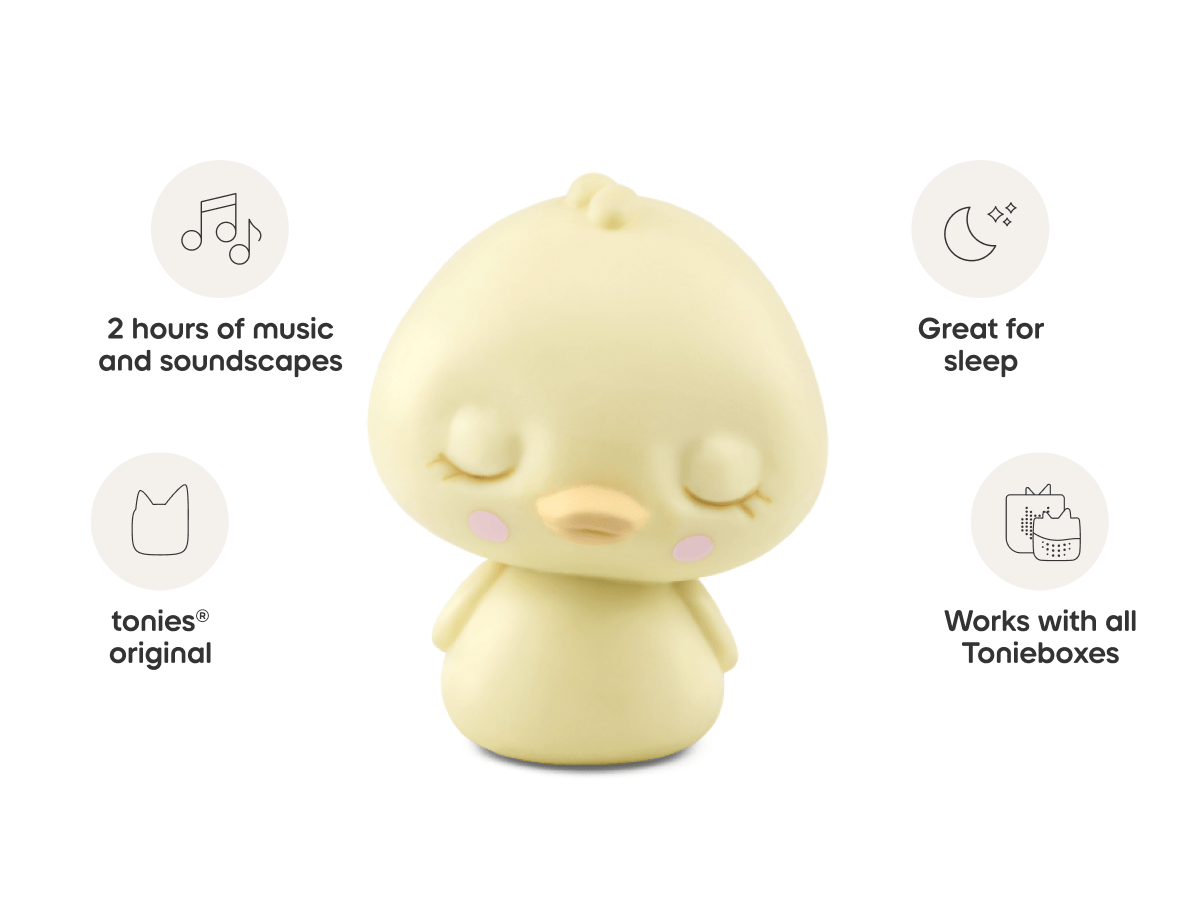 Sleepy Duck Tonie audio figurine from the Sleep category, inspiring audio journeys and imaginative play
