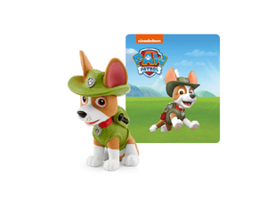 PAW Patrol Tracker audio figurine with content illustration