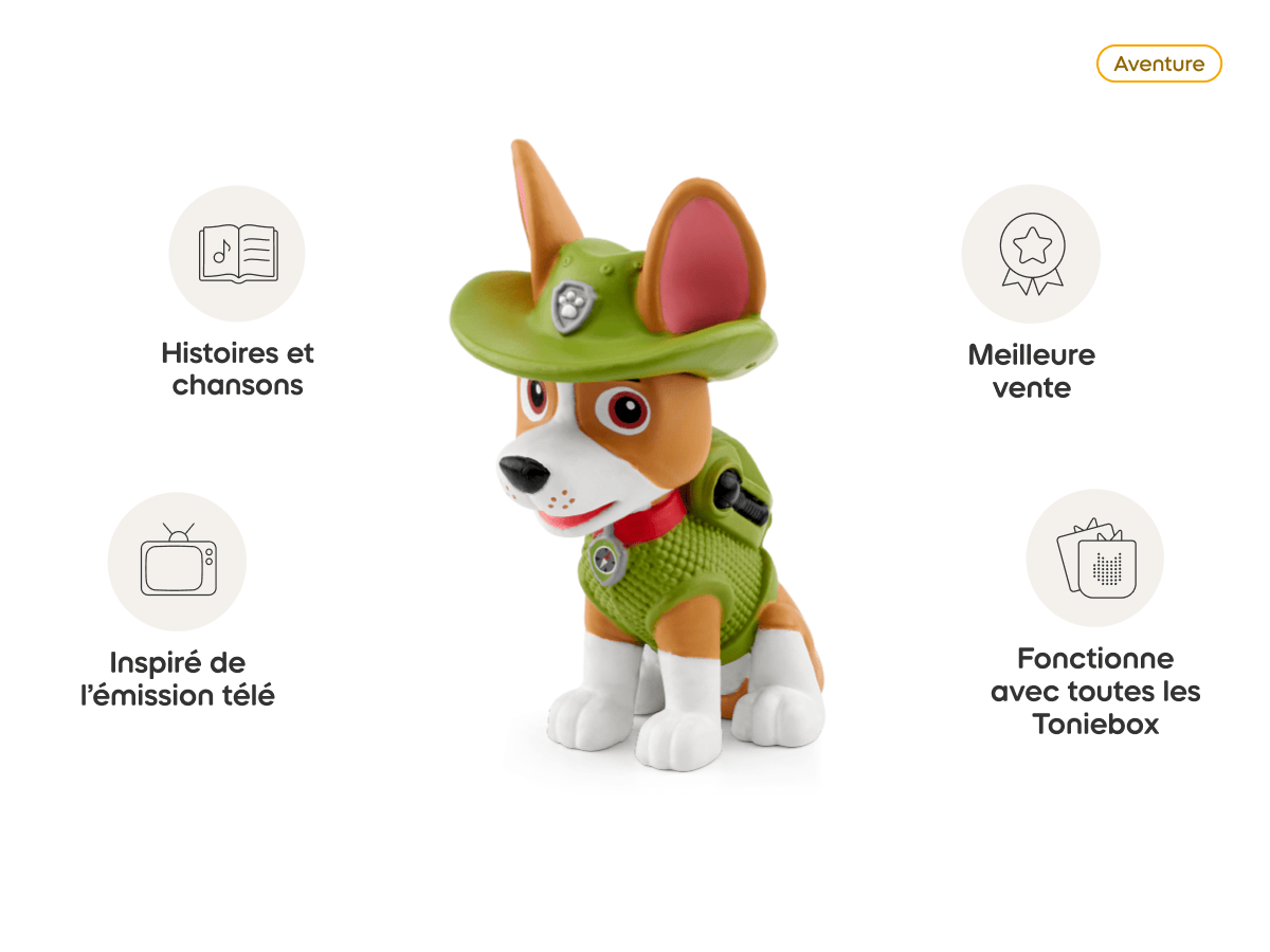 La Pat' Patrouille Tonie audio figurine from the aventure category, inspiring audio journeys and imaginative play