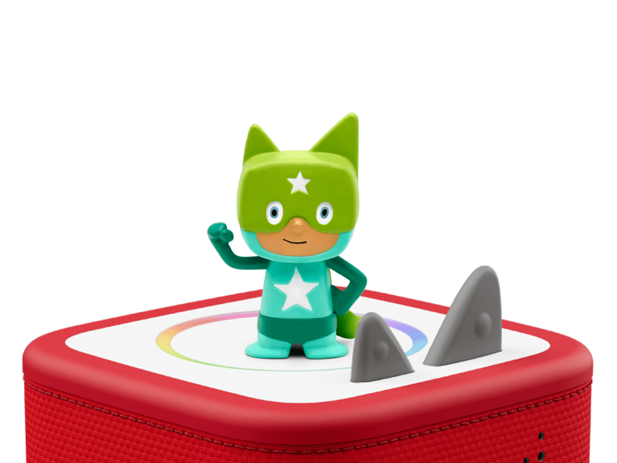 Creative-Tonie Superhero Turchese – Figura Audio Personalizzabile Per Toniebox, 90 Minuti Di Contenuti