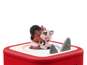 Disney Moana 2: Simea Tonie on a red Toniebox 2 ready to play audio stories and songs