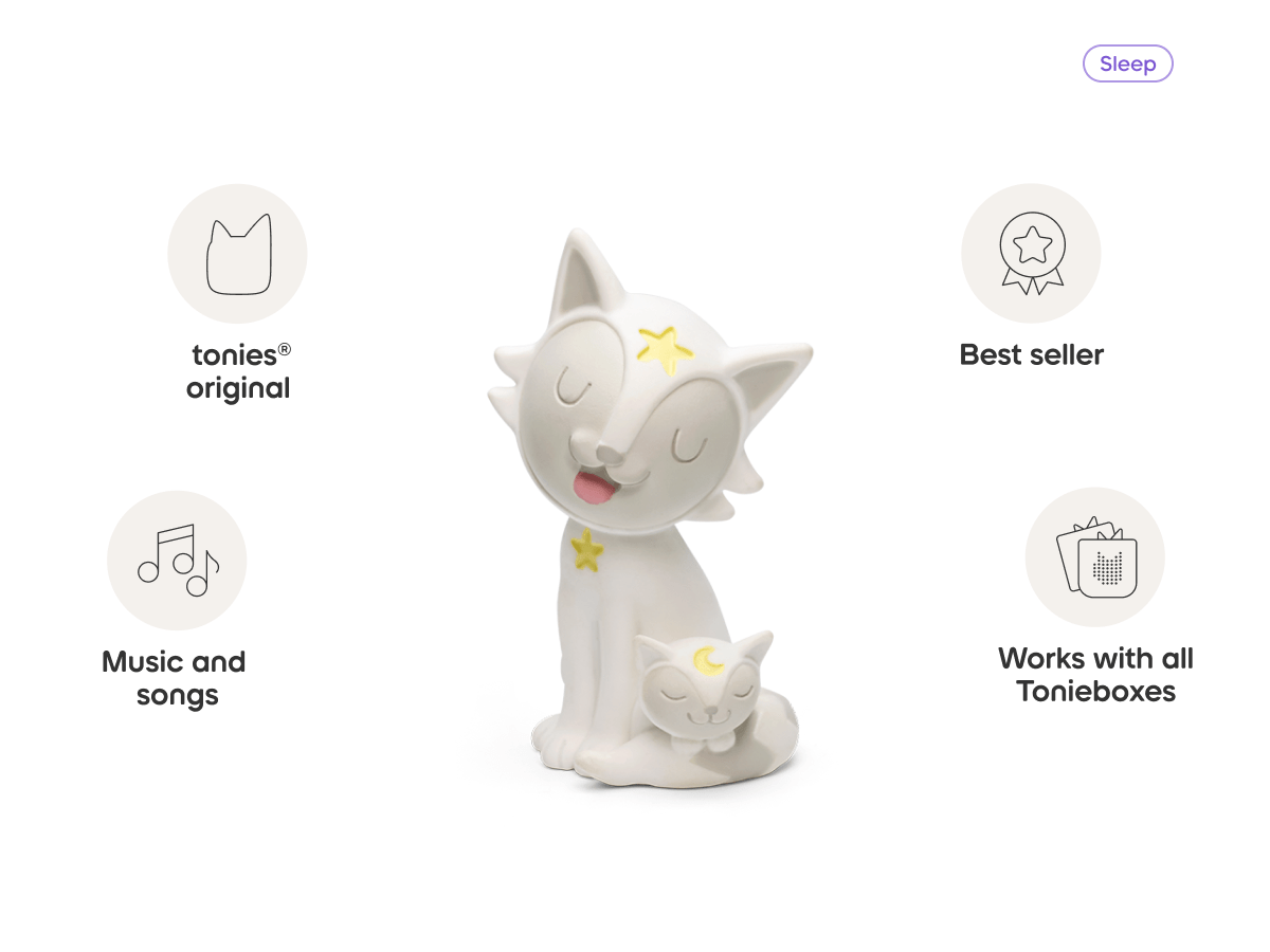 Nap Time White Noise Tonie audio figurine, inspiring audio journeys and imaginative play