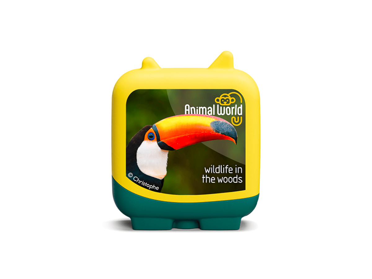 Animal World - Wildlife in the Woods audio figurine for the Toniebox, which plays audio content