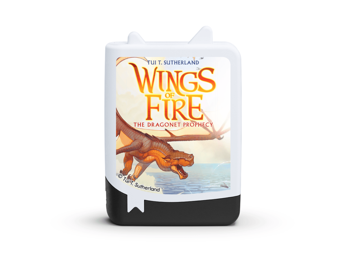 Wings of Fire Book Tonies - 4 Pack the dragonet prophecy for the Toniebox, which plays audiobooks for kids