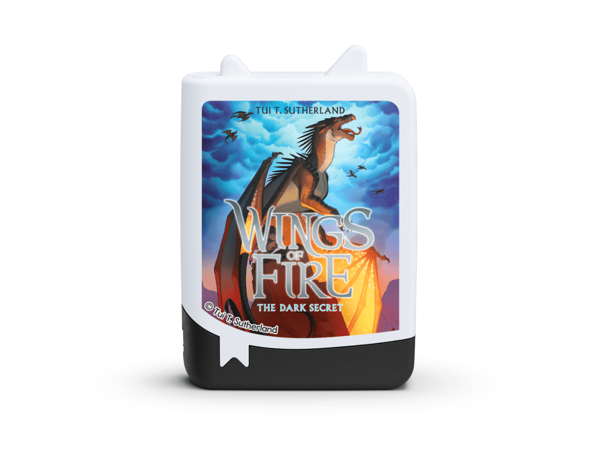 Wings of Fire Book Tonies - 4 Pack the dark secret for the Toniebox, which plays audiobooks for kids
