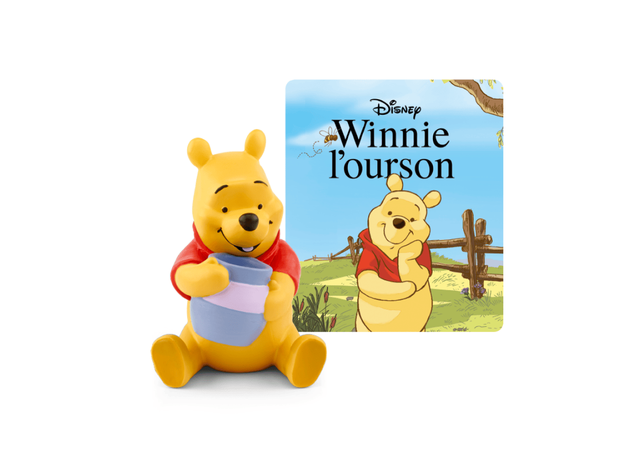 Disney Winnie L'Ourson Tonie (Français) audio figurine with content illustration