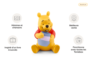 Disney Winnie L'Ourson Tonie (Français) audio figurine, inspiring audio journeys and imaginative play