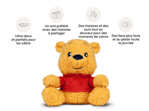 Cuddle Tonie-Disney Winnie the Pooh Tonie audio figurine from the cuddle category, inspiring audio journeys and imaginative play