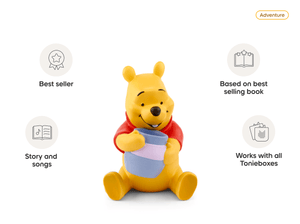 Winnie the Pooh audio figurine from the story time category, inspiring audio journeys and imaginative play