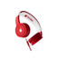 Casque filaire rouge