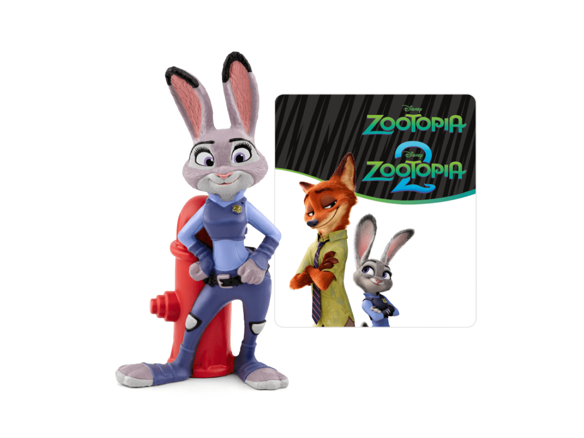 Disney Zootopia Tonie audio figurine with content illustration