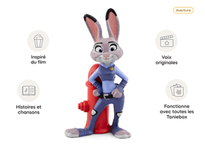 Disney Zootopie (French) Tonie audio figurine from the aventure category, inspiring audio journeys and imaginative play