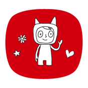 hand drawn doodle of a Creative Tonie waving