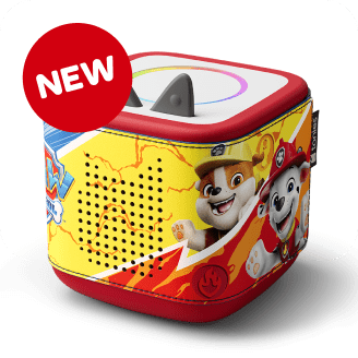 red Toniebox 2 with PAW Patrol Sleeve